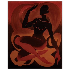 Espresso Woman Canvas Print