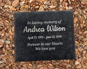 Easy Design - In loving Memory Memorial - Just Enter the Name and Dates