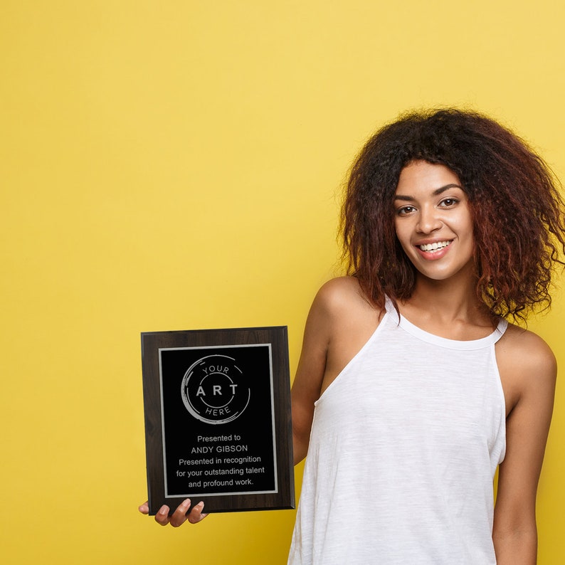 Personalized Engraved Plaques and Awards and Corporate Awards Thank You Sports Great for Retirement Military Recognition School
