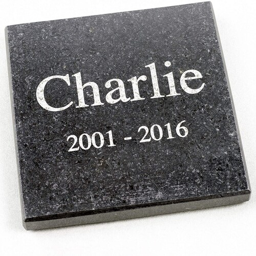 Personalized Granite Memorial Grave, Remembrance or Sympathy Gift, Pet Memorial Stone