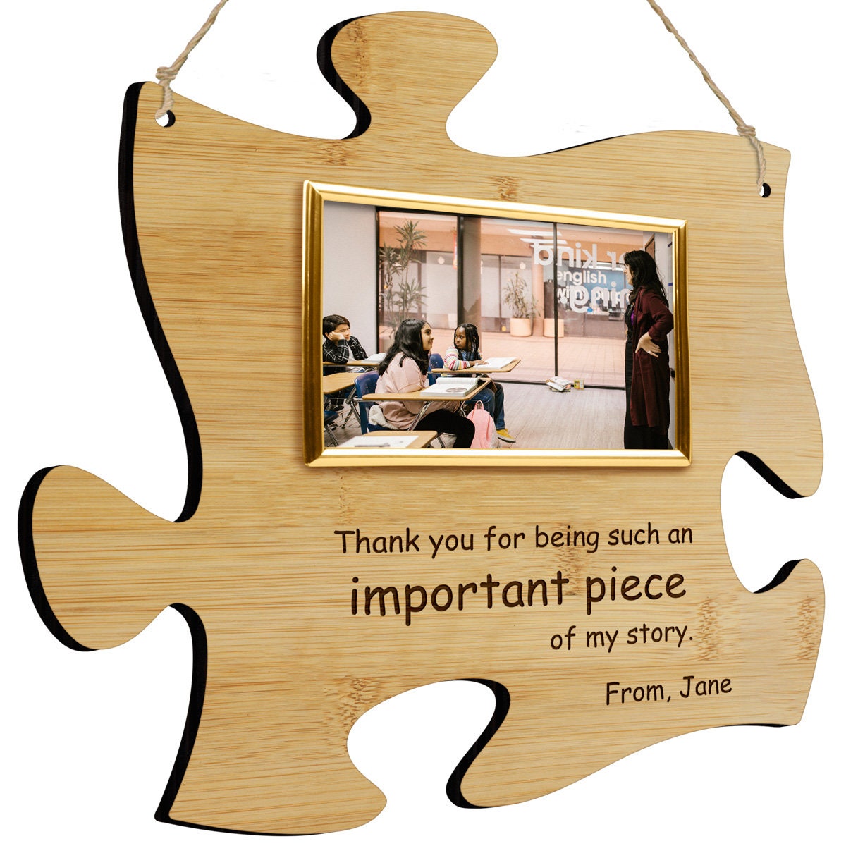 Personalized 12 X 12 Thank You for Being a Piece of My - Etsy