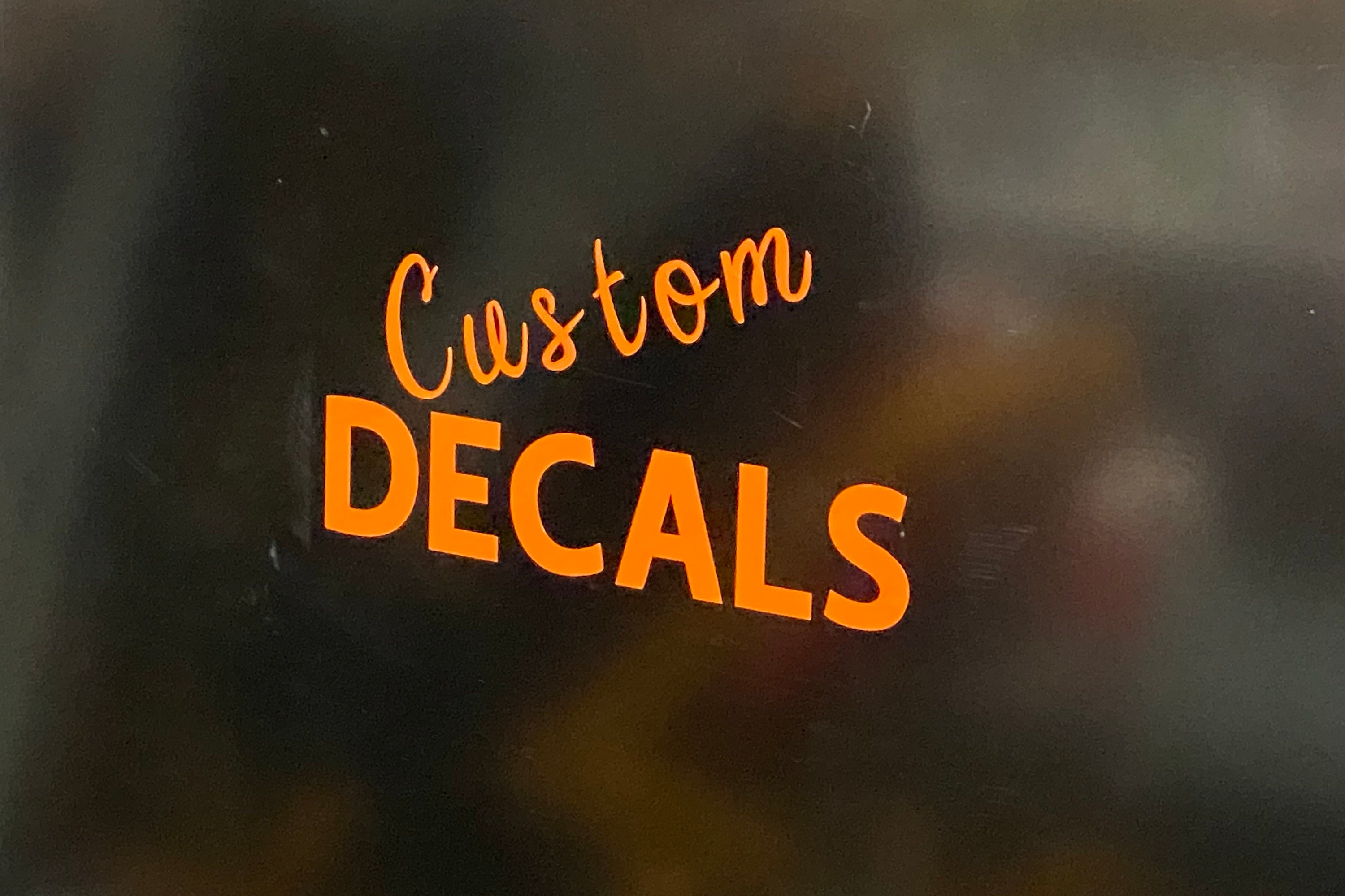 Create Your Own Vinyl Decal Custom Vinyl Decal Your Text Etsy