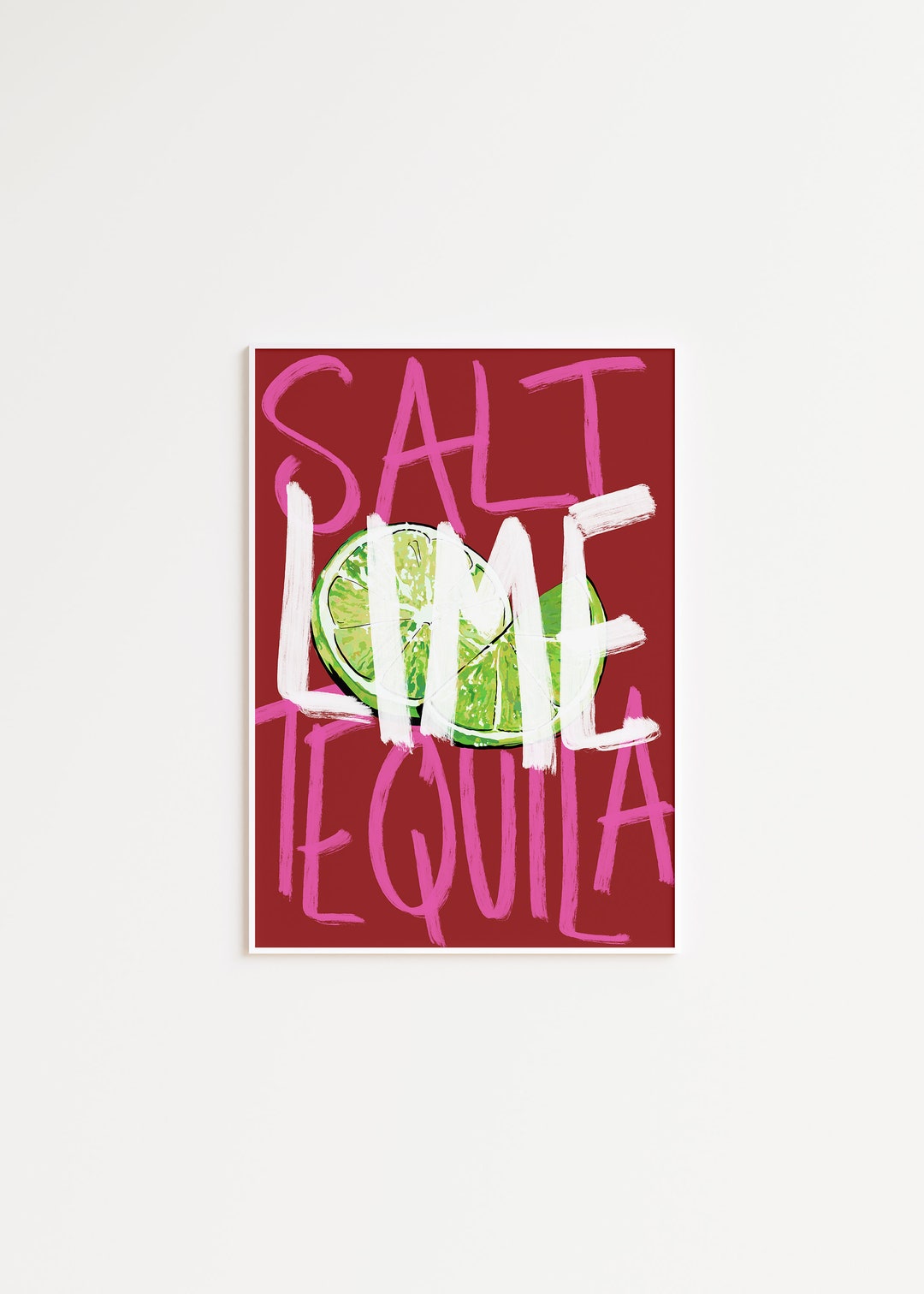 Lime & Tequila Digital Download Art Print. Etsy