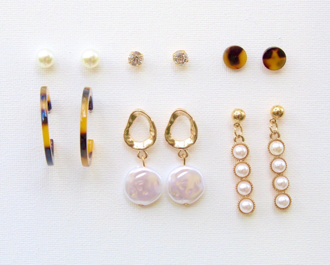 Studs & Dangle Earrings 6pk Etsy