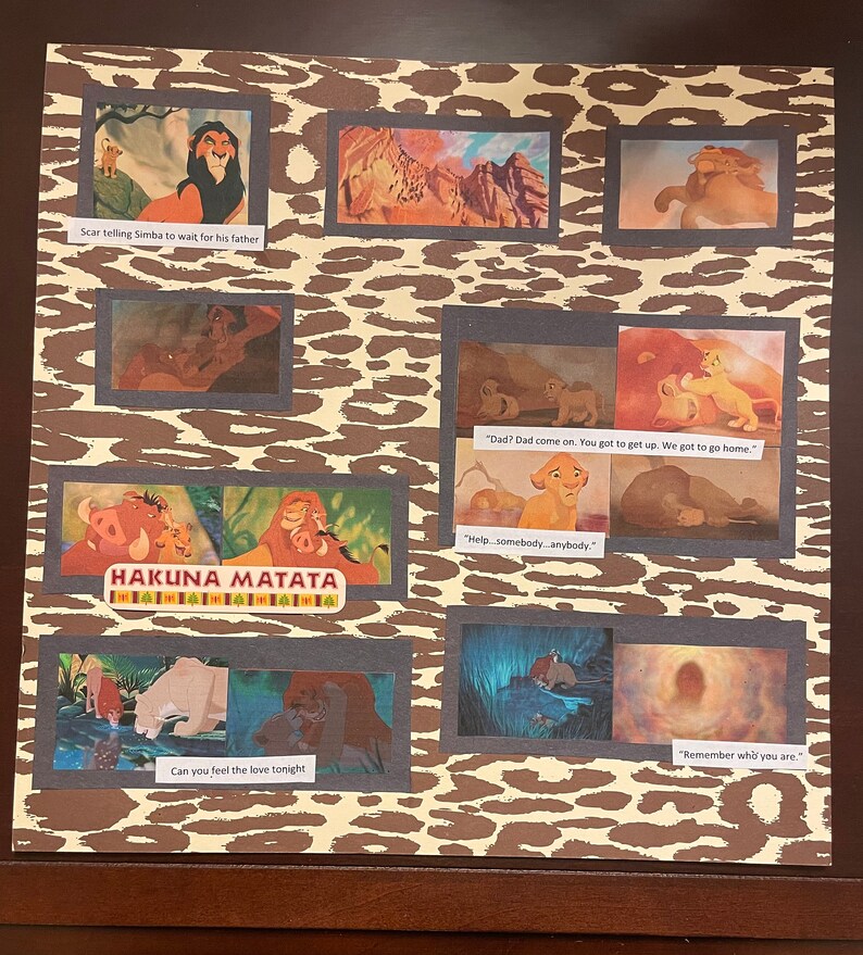 The Lion King Scrapbook Pages Serenitylink - Etsy