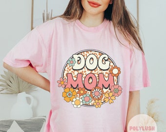 Dog Mom, Floral Cheetah DTF Transfer, Ready To Press, Heat Transfer, Cute Dtf Transfer, Tshirt Transfer, Trendy Transfer, Dtf