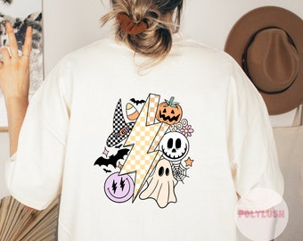 Transferencia DTF de rayo a cuadros espeluznante, lista para imprimir, transferencia de calor, transferencia DTF linda, transferencia de camiseta, transferencia de moda, DTF