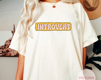 Introvert DTF Transfer, bereit zum Pressen, Heat Transfer, Cute Dtf Transfer, Tshirt Transfer, Trendy Transfer, Dtf
