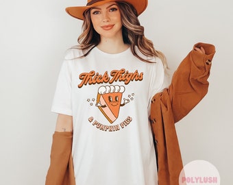 Dicke Oberschenkel und Kürbiskuchen, DTF Transfer, bereit zum Pressen, Heat Transfer, süßes Dtf Transfer, Tshirt Transfer, Trendy Transfer, Dtf
