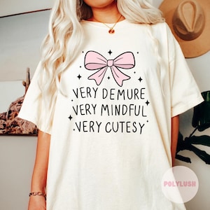 Very Demure Very Mindful DTF-overdracht, klaar om te drukken, warmteoverdracht, schattige DTF-overdracht, T-shirtoverdracht, trendy overdracht, DTF