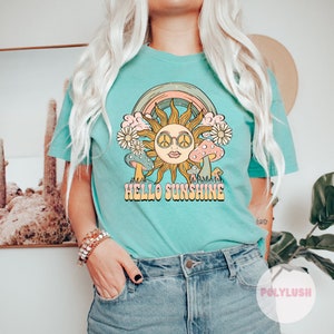 Hello Sunshine DTF Transfer, bereit zum Pressen, Heat Transfer, Cute Dtf Transfer, Tshirt Transfer, Trendy Transfer, Dtf
