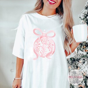 Floral Pink Ornament DTF Transfer, Ready To Press, Heat Transfer, Cute Dtf Transfer, Tshirt Transfer, Trendy Transfer, Dtf