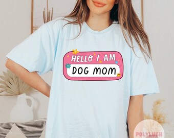 Hola soy mamá de perro, transferencia DTF, lista para imprimir, transferencia de calor, linda transferencia DTF, transferencia de camiseta, transferencia de moda, DTF