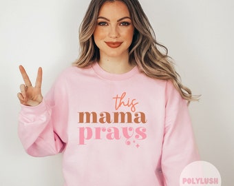 Diese Mama betet DTF Transfer, bereit zum Pressen, Wärmetransfer, süßes Dtf Transfer, Tshirt Transfer, Trendy Transfer, Dtf