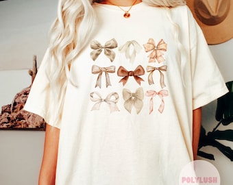 Tan Bows DTF Transfer, Ready To Press, Heat Transfer, Cute Dtf Transfer, Tshirt Transfer, Trendy Transfer, Dtf