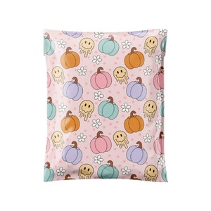 10 x 13 &#39;&#39;Kürbis Aufnäher Poly Mailer, Halloween Mailer, Herbst Mailer, Versandtasche, süße Poly Mailer, selbstklebend, Boutique Umschlag