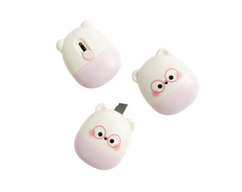 Teddy Bear Box Cutter with Privacy Ink Roll – Small Blade Utility Tool