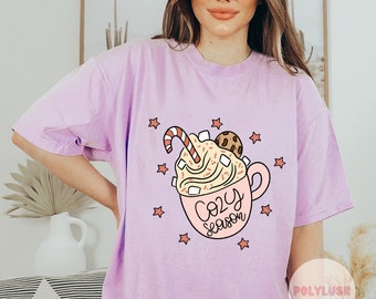 Cosy Season DTF-overdracht, klaar om te drukken, warmteoverdracht, schattige dtf-overdracht, T-shirtoverdracht, trendy overdracht, dtf