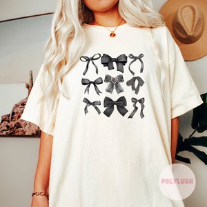 Black Bows DTF Transfer, Ready To Press, Heat Transfer, Cute Dtf Transfer, Tshirt Transfer, Trendy Transfer, Dtf