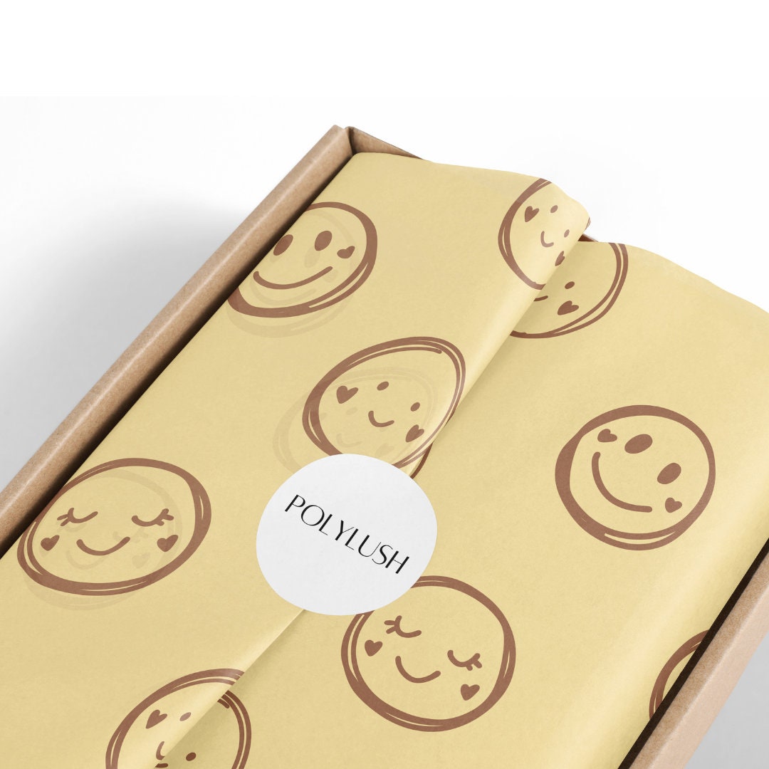 Groovy Smiley Face Tissue Paper
