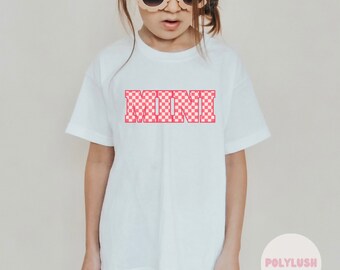 Checkered Mini DTF Transfer, Ready To Press, Heat Transfer, Cute Dtf Transfer, Tshirt Transfer, Trendy Transfer, Dtf