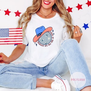 Transferência DTF American Disco, pronta para prensar, transferência térmica, transferência DTF fofa, transferência de camiseta, transferência moderna, DTF