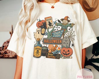 Halloween DTF Transfer, Full Color Heat Press (Multiple Sizes)