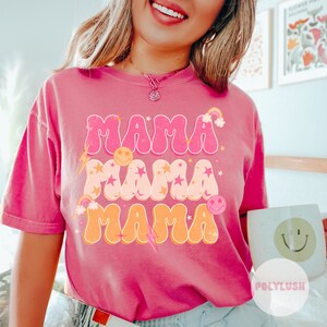 Mama Mama Mama, Star, Smiley DTF Transfer, Ready To Press, Heat Transfer, Cute Dtf Transfer, Tshirt Transfer, Trendy Transfer, Dtf