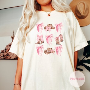 Lazos para sombrero y botas de vaquero, transferencia DTF, lista para imprimir, transferencia de calor, linda transferencia DTF, transferencia de camiseta, transferencia de moda, DTF