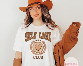 Self Love Club DTF Transfer, bereit zum Pressen, Heat Transfer, Cute Dtf Transfer, Tshirt Transfer, Trendy Transfer, Dtf