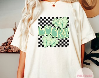Transferencia DTF de cuadros de la suerte, lista para imprimir, transferencia de calor, transferencia DTF linda, transferencia de camiseta, transferencia de moda, DTF