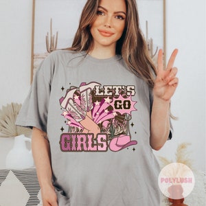 Lets Go Girls, Purple Cowboy Boots DTF Transfer, Ready To Press, Heat Transfer, Cute Dtf Transfer, Tshirt Transfer, Trendy Transfer, Dtf