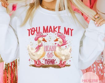 You Make My Heart DTF Transfer, Ready To Press, Heat Transfer, Cute Dtf Transfer, Tshirt Transfer, Trendy Transfer, Dtf