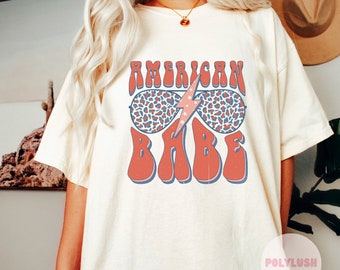 American Babe DTF Transfer, Ready To Press, Heat Transfer, Cute Dtf Transfer, Tshirt Transfer, Trendy Transfer, Dtf