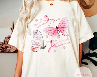 Grote vlinders en strikken DTF-overdracht, klaar om te drukken, warmteoverdracht, schattige DTF-overdracht, T-shirtoverdracht, trendy overdracht, DTF