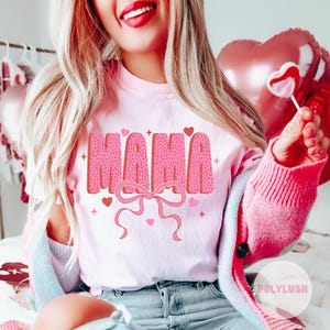 Mama Bow DTF Transfer, Ready To Press, Heat Transfer, Cute Dtf Transfer, Tshirt Transfer, Trendy Transfer, Dtf