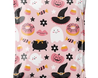 14.5 X 19" Ghost Cuteness Poly Mailer, Shipping Bag, Flower Mailer, Cute Poly Mailers, Self Seal, Boutique Envelope, Groovy Mailer