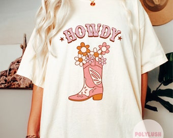 Howdy DTF Transfer, Ready To Press, Heat Transfer, Cute Dtf Transfer, Tshirt Transfer, Trendy Transfer, Dtf