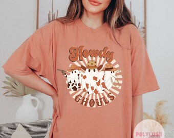 Howdy Ghouls, Cowboy Ghost DTF Transfer, Ready To Press, Heat Transfer, Cute Dtf Transfer, Tshirt Transfer, Trendy Transfer, Dtf