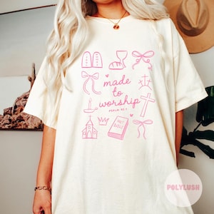 Made To Worship DTF Transfer, Ready To Press, Heat Transfer, Cute Dtf Transfer, Tshirt Transfer, Trendy Transfer, Dtf