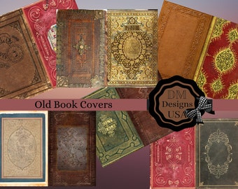 Digital Book Cover Images: Vintage Style Junk Journal (Digital Download)
