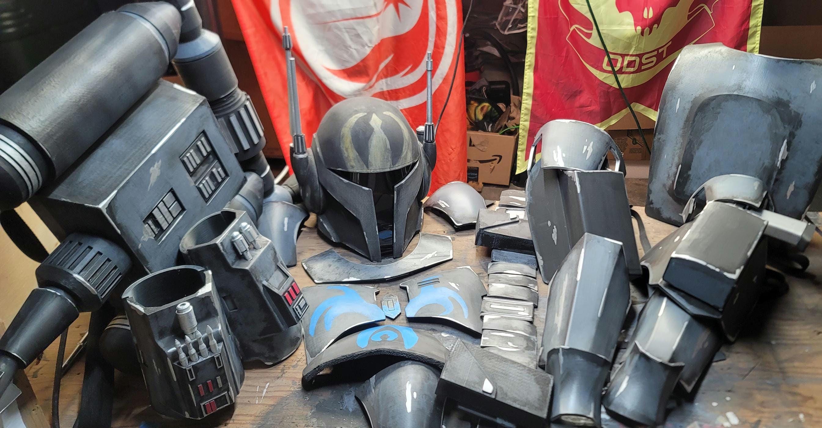 マンダロリアン ヘルメット 、バックアーマーセット1/1サイズアトラクコスプレ The Mandalorian Season2 マンダロリアン コスプレ衣装