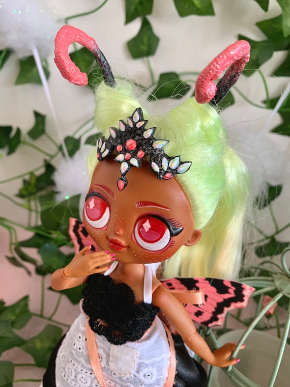 Beautiful Butterfly Maid OOAK LOL OMG Doll Repaint 