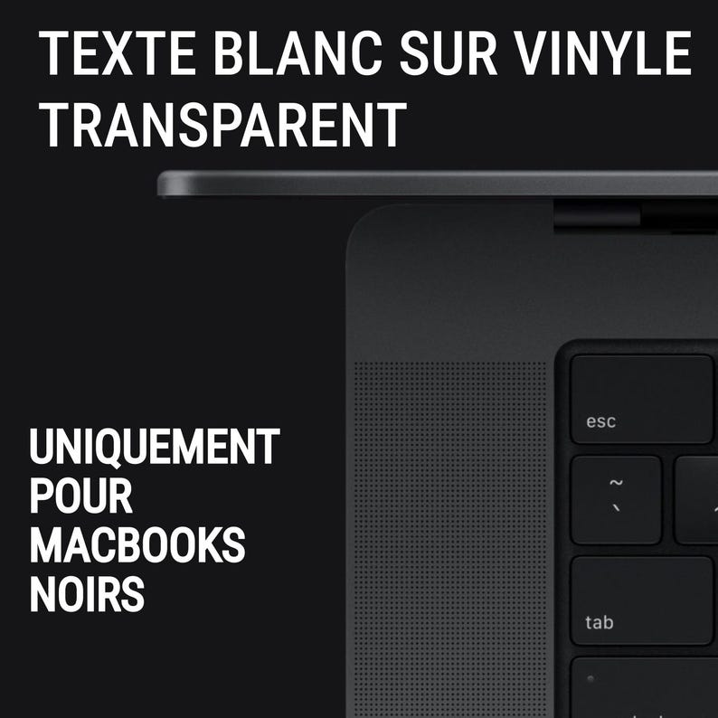 Mac OS / Word + Excel — Tastatur, Autocollant und transparentes Vinyl (auf Französisch), Kompatibel : MacBook/Air/Pro/Mini/iMac Bild 6