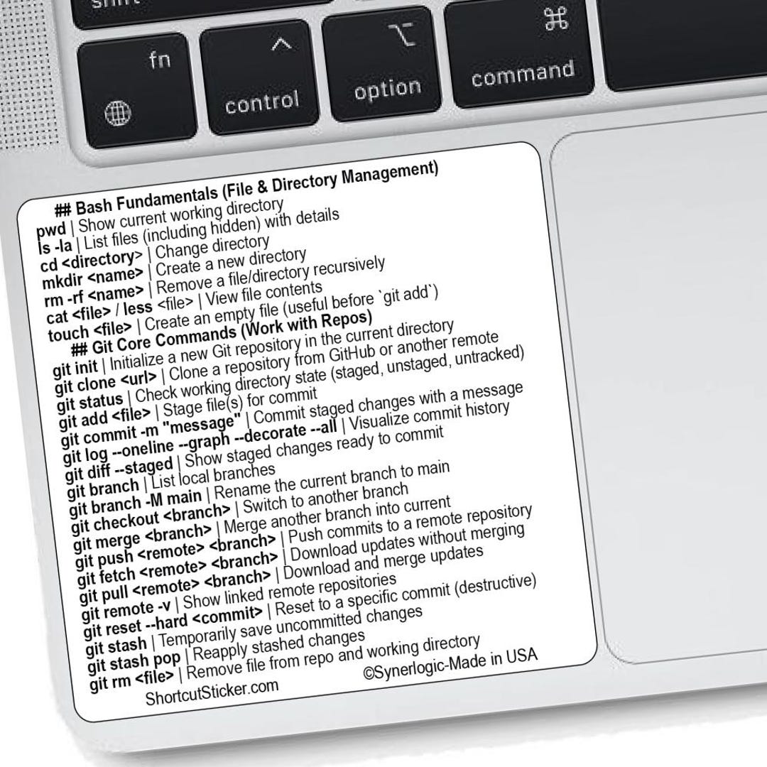 Bash/git and Networking/system Shell Terminal Commands Linux/macos/unix ...