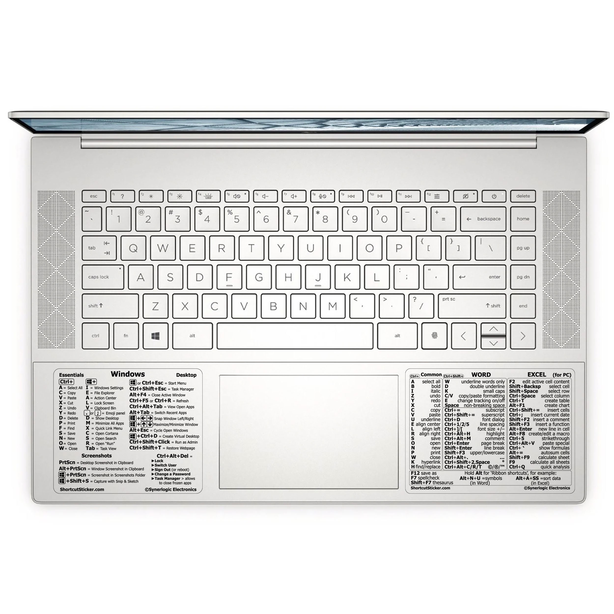 Synnerlogic Microsoft Excel (pour Windows) Guide de référence de feuille de  trichage, autocollant de raccourci de clavier, matériau en vinyle, taille  7,1 x 6,3 cm (Noir) : : Cuisine et Maison