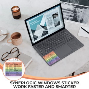 Windows PC Reference Guide Keyboard Shortcut STICKER Laminated durable vinyl, No residue image 10