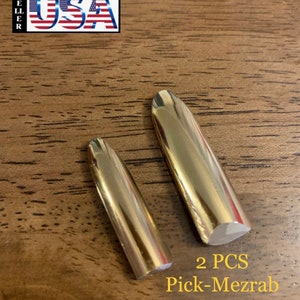 2 pieces Mezrab, Pick for Persian TAR TAAR, MEZRAB Taar , مضراب تار، مضراب برنجی