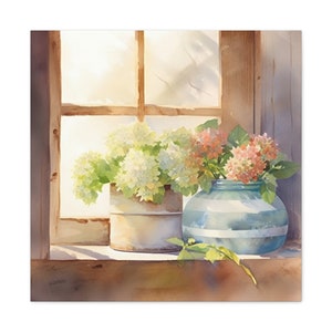 Timeless Elegance | Canvas Gallery Wrap Watercolor Painting