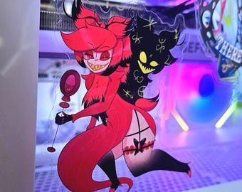 Female Alastor 4in Window Sticker